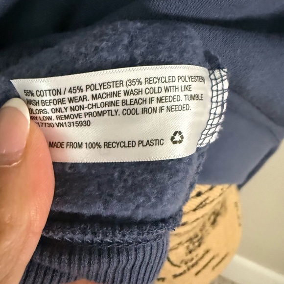 Wild Fable Navy Blue Women's Sweatshirt - Picture 4 of 5